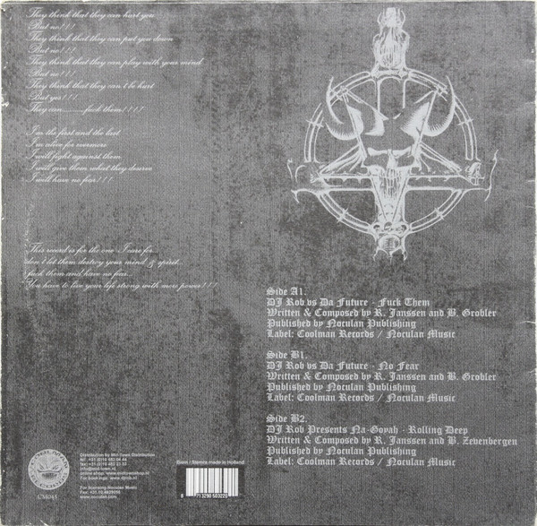 Hatred  - Verse 1 & 2 back cover