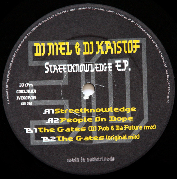 Streetknowledge E.P. front label