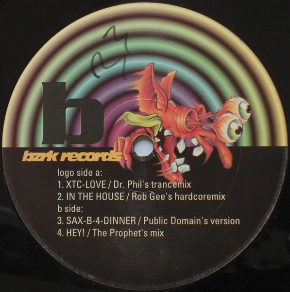 BZRK Remix PROject LP Volume 1 back label