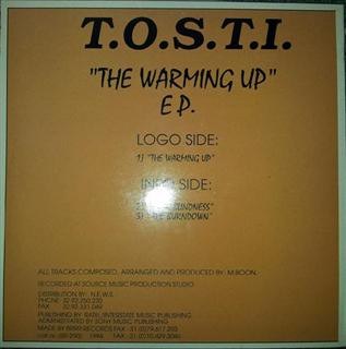 The Warming Up E.P. back cover