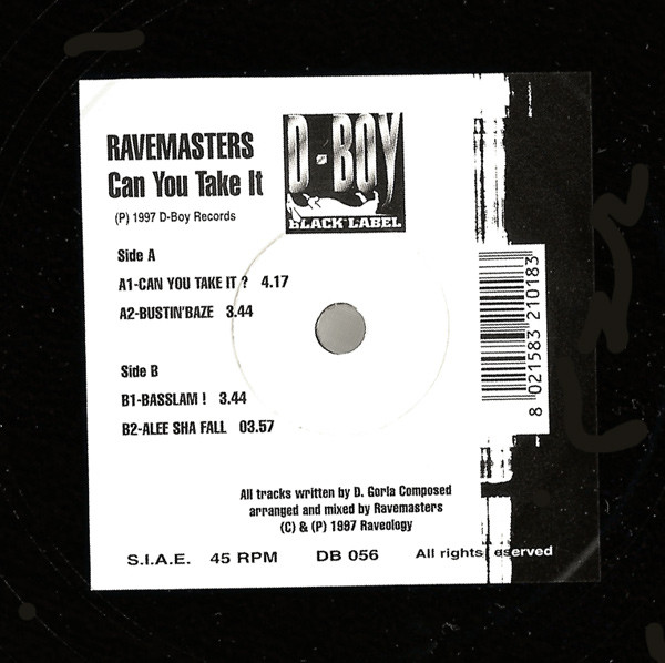 Can You Take It? back label