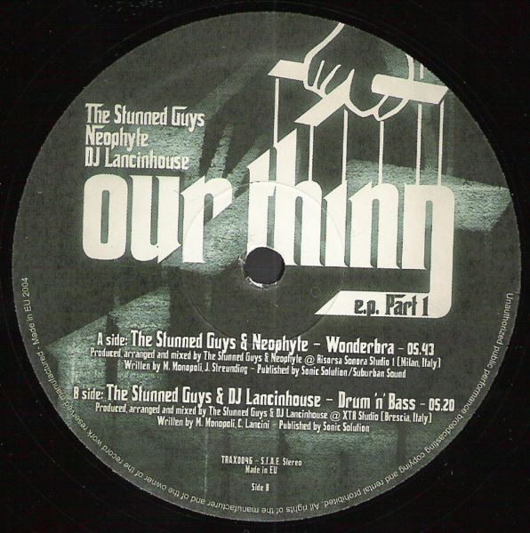 Our Thing E.P. Part 1 front label