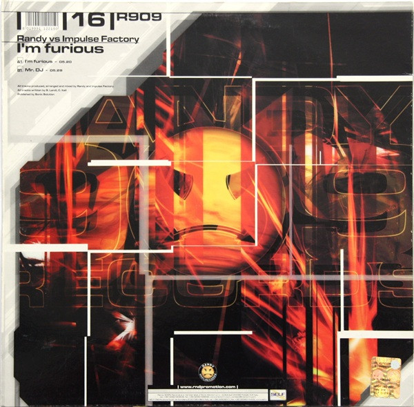 I'm Furious back cover