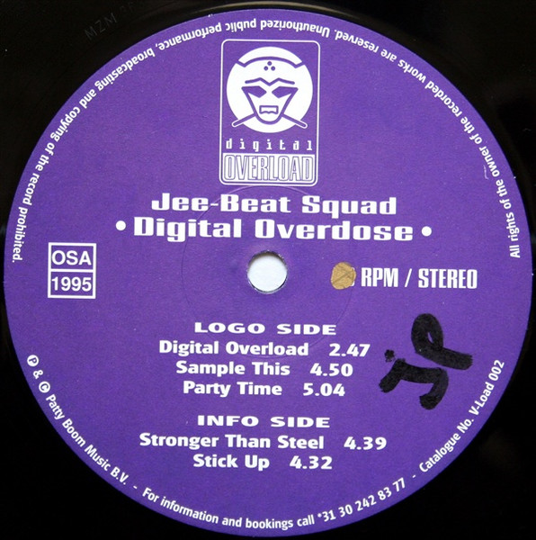 Digital Overdose front label