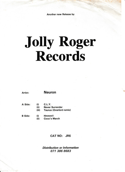 Neuron EP front label