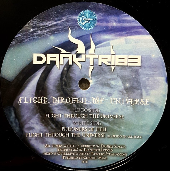 Flight Through The Universe front label