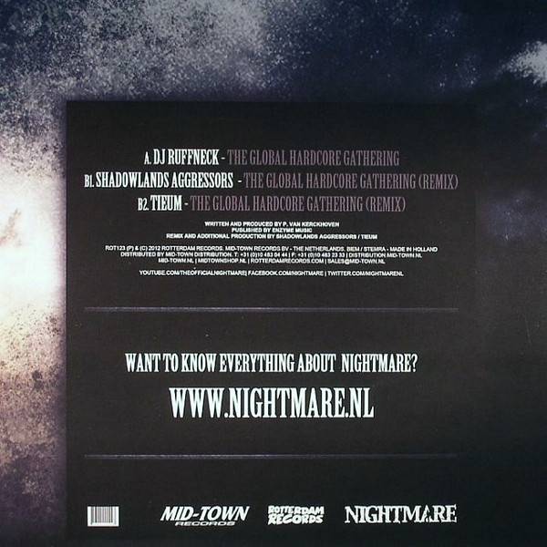 Nightmare - The Global Hardcore Gathering (The Official Nightmare Anthem) back cover