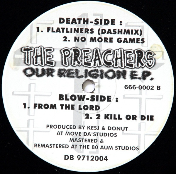 Our Religion E.P. back cover