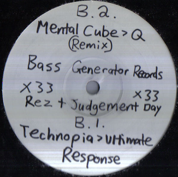 Rezerection + Judgement Day Anthems 91-97 Volume 4 front label