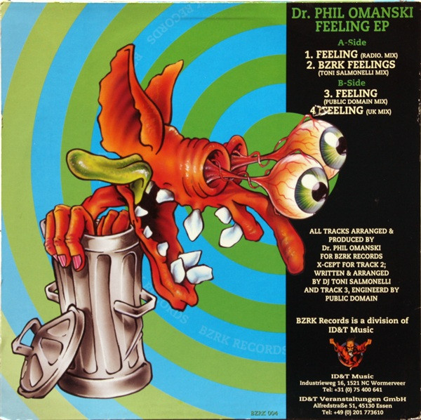 Feeling EP back cover