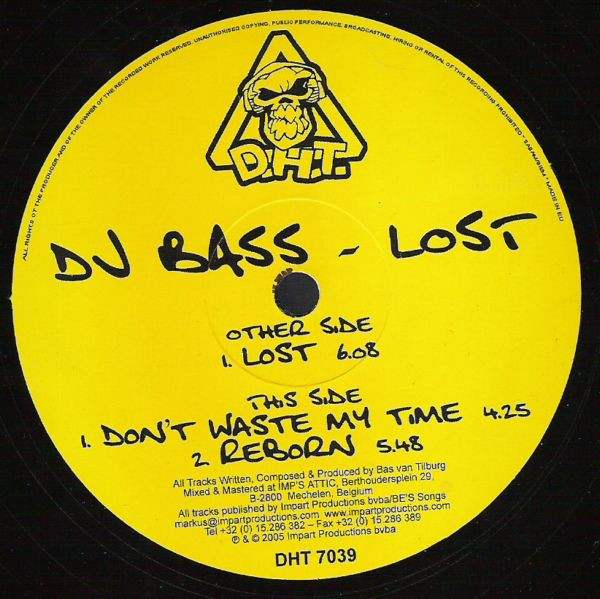 Lost front label