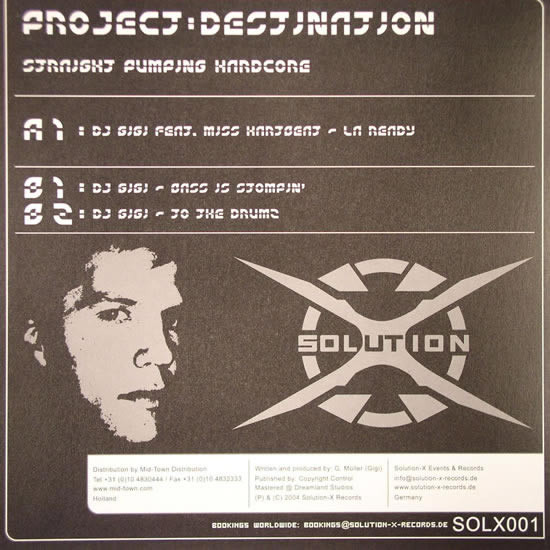 Project: Destination back cover