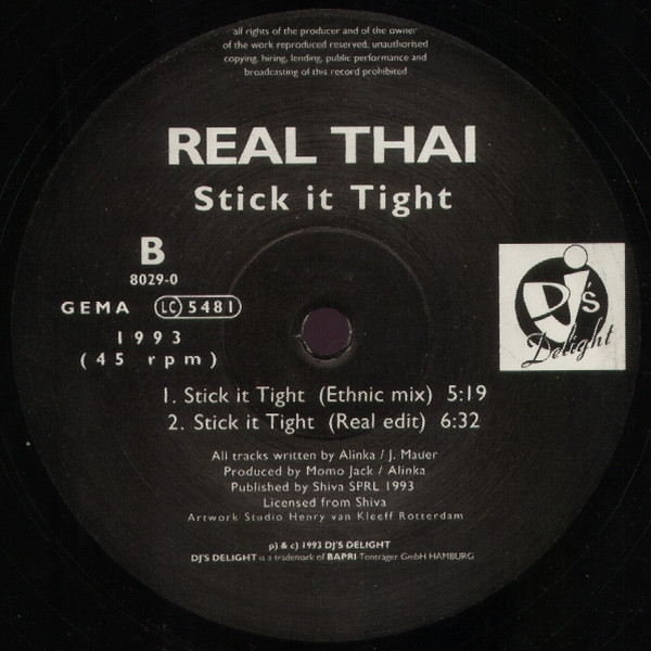 Potion / Stick It Tight front label