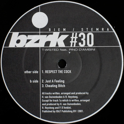 Respect The Cock EP front label