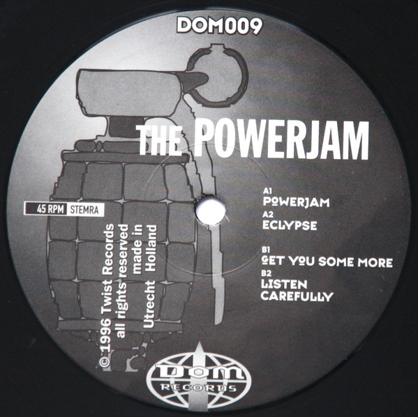 The Powerjam front label