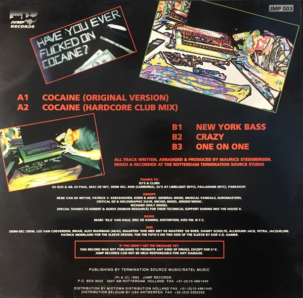 Dope E.P. back cover