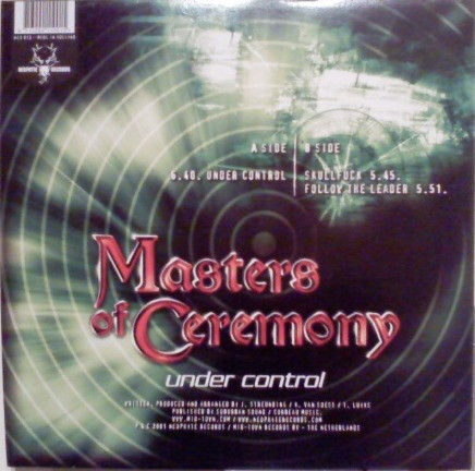 Under Control back cover