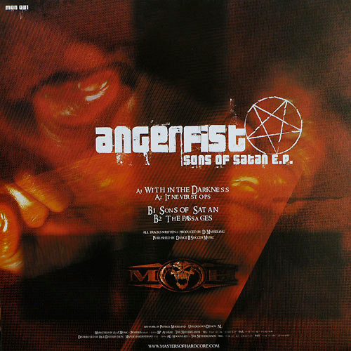 Sons Of Satan E.P. back cover