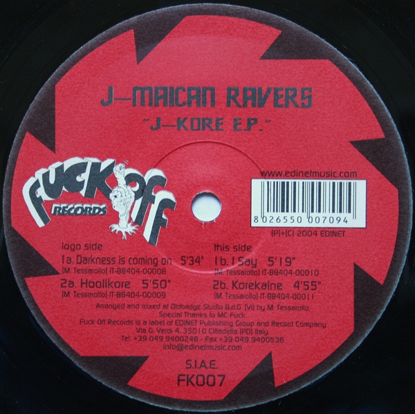 J-Kore E.P. front label
