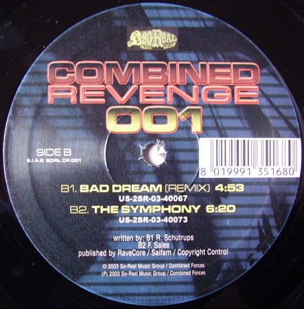 Combined Revenge 001 back label