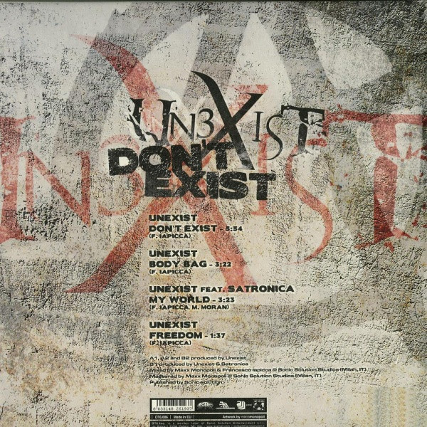 Don't Exist back cover