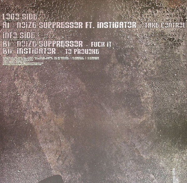 Take Control E.P. back cover