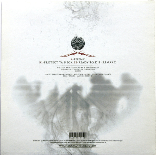 Enemy E.P. back cover