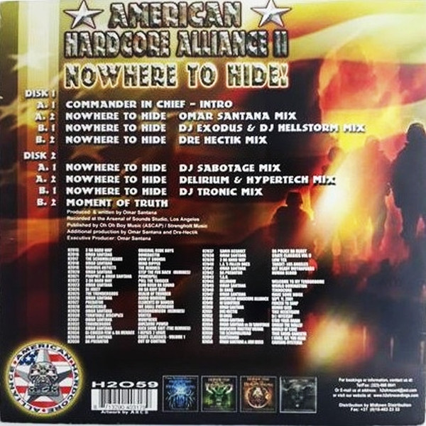 Nowhere To Hide back cover