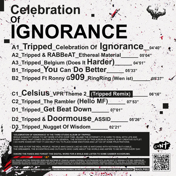 Celebration Of Ignorance back cover