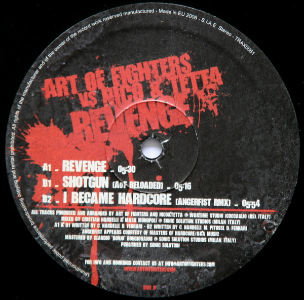 Revenge front label