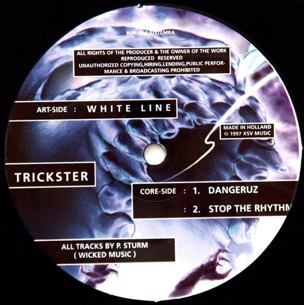White Line back label