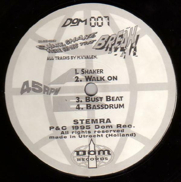 Shake, Shake Here Comes The Break front label
