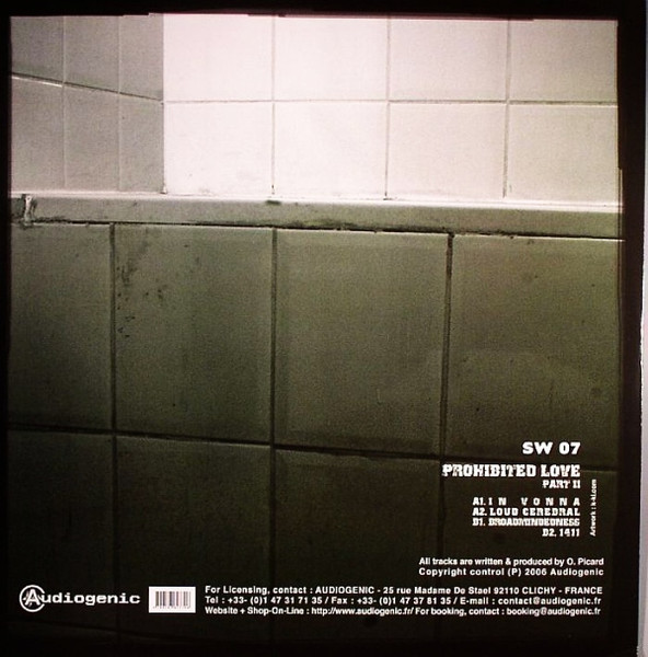 Prohibited Love Part II back cover