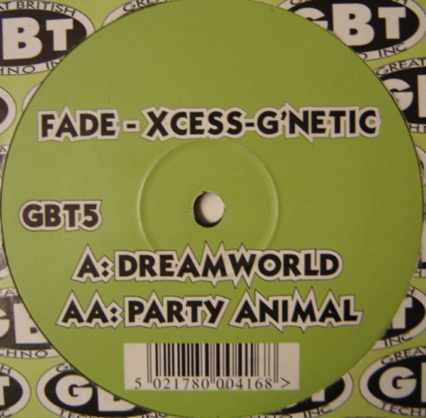 XCess-G'Netic* - Dreamworld / Party Animal back cover