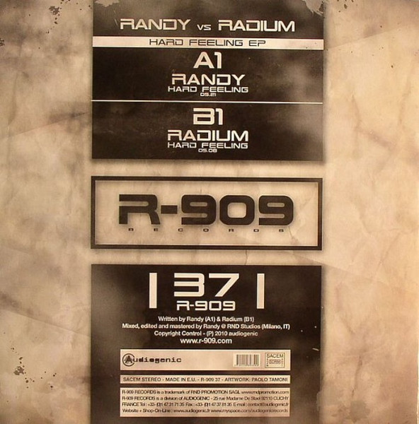 Hard Feeling EP back cover