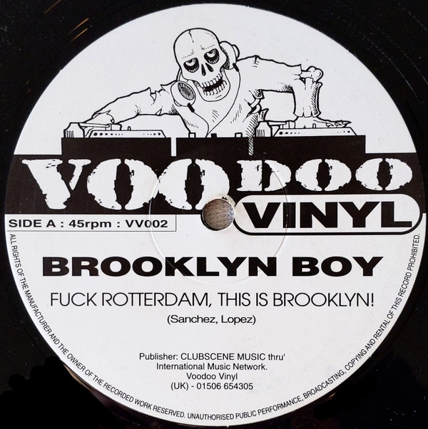 Fuck Rotterdam, This Is Brooklyn! front label