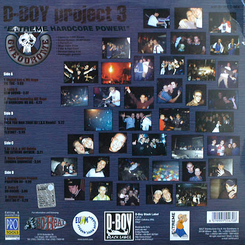 D-Boy Project 3 - Gheodrome Special Edition back cover