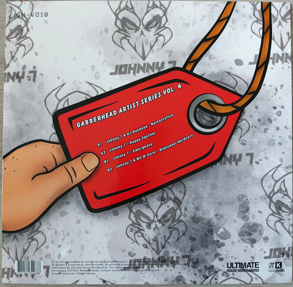 Gabberhead Artist Series Vol 4 back cover