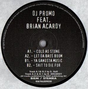 Cold As Stone back label