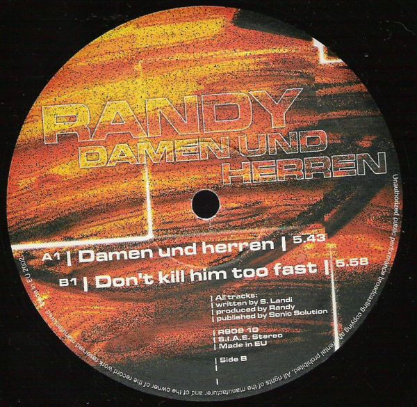 Damen Und Herren front label