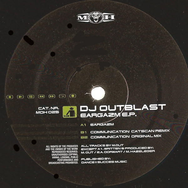 Eargazm E.P. front label