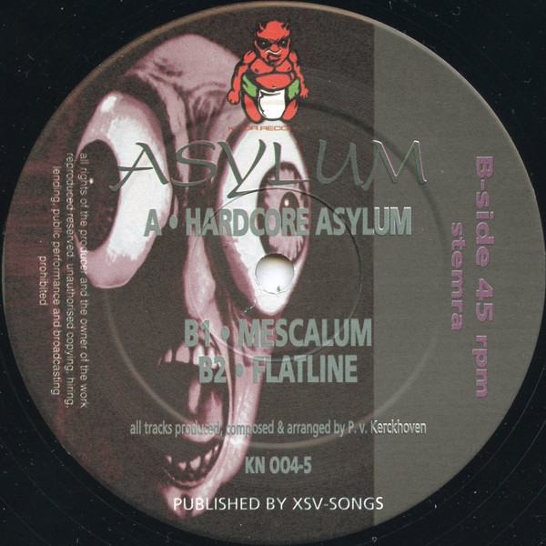 Hardcore Asylum front label