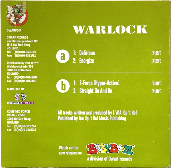 Delirious back cover