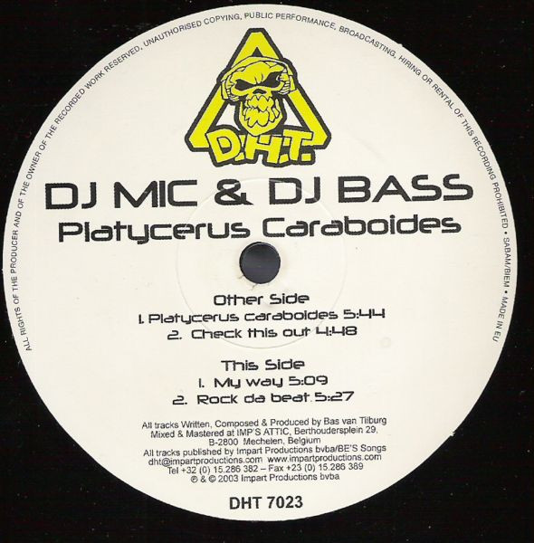 Platycerus Caraboides front label