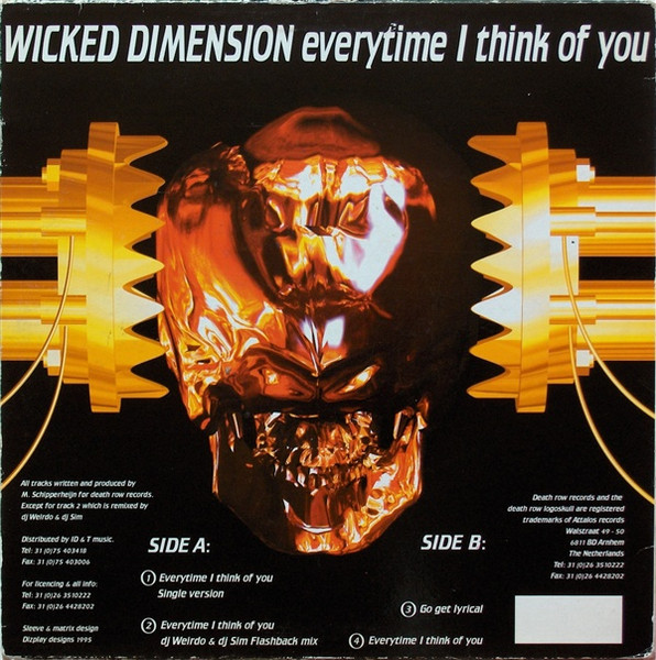 Everytime I Think Of You back cover