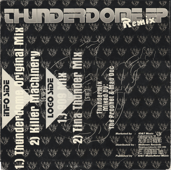 Thunderdome EP (Remix) back cover