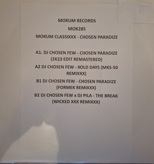 Mokum Classixxx - Chosen Paradize back cover