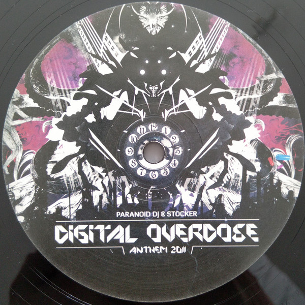 Digital Overdose Anthem 2011 front label