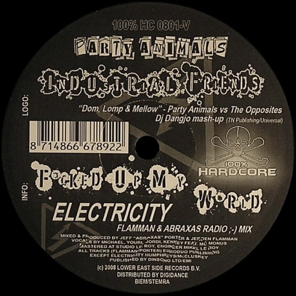 Industrial Friends front label