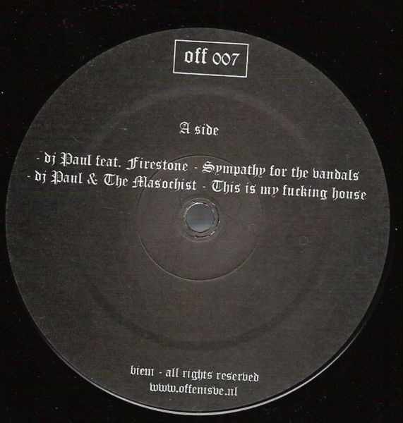 Offensive Sampler Volume 1 front label
